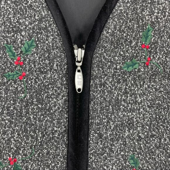 Christopher & Banks Holiday Christmas Sweater Vest Small Preppy Holiday Party - Picture 7 of 15